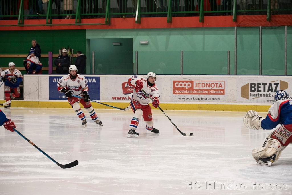 Osmifinále 4 utkání HC Hlinsko - HC Kohouti Česká Třebová 4:3 SN