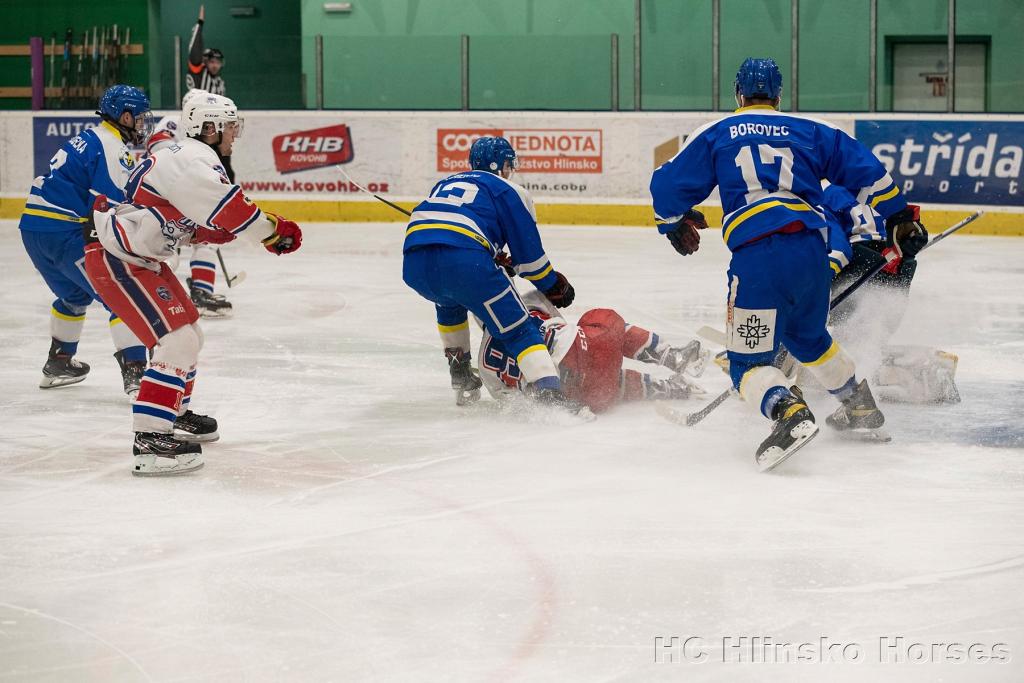 HC Hlinsko - Spartak Nové Město nad Metují 3:4 PP