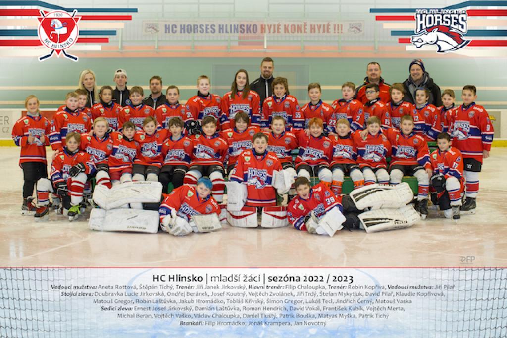 Další medailové umístění - bronz v lize mladších mladších žáků pro HC Hlinsko