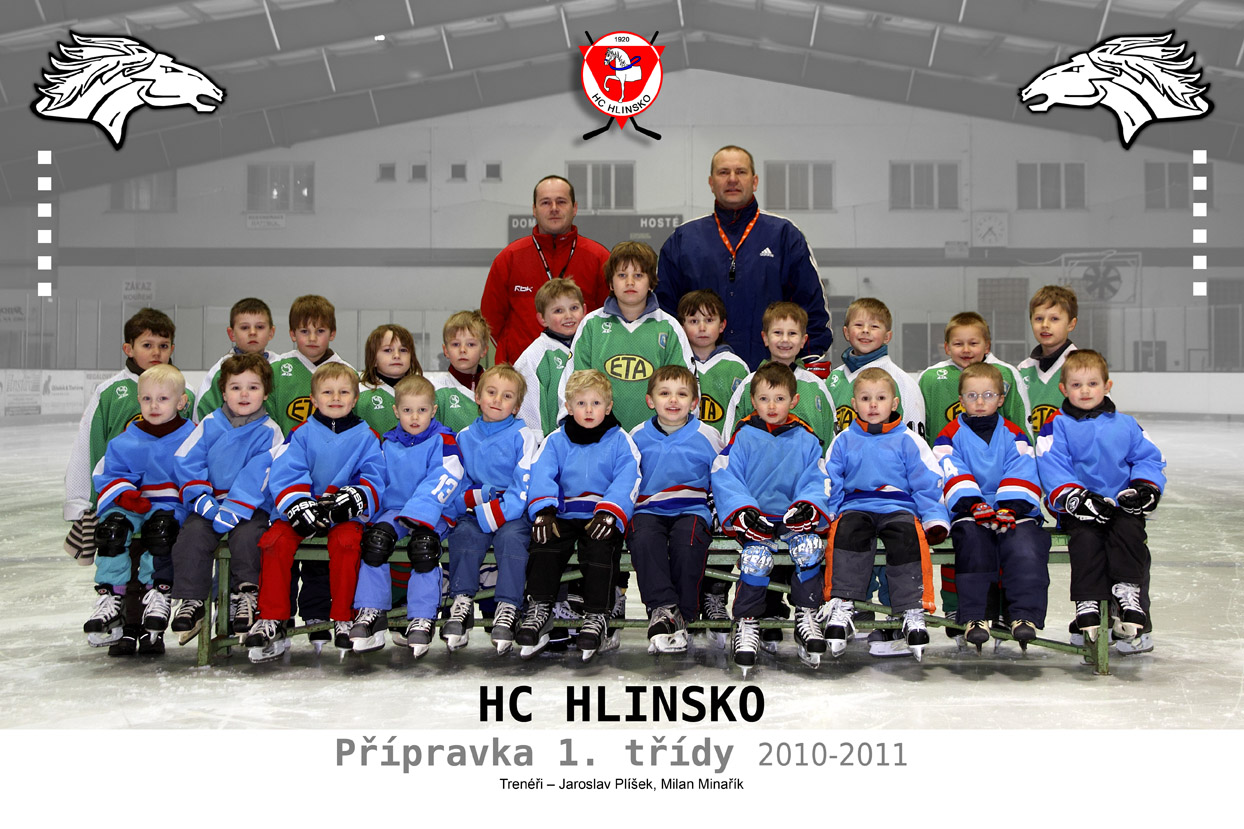 Společné foto žáci 1. třídy, přípravka 2010/2011